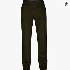 Hurley Men's Sunday Slim Fit Pants Button Fly Olive Green A09721 $80 Size 32